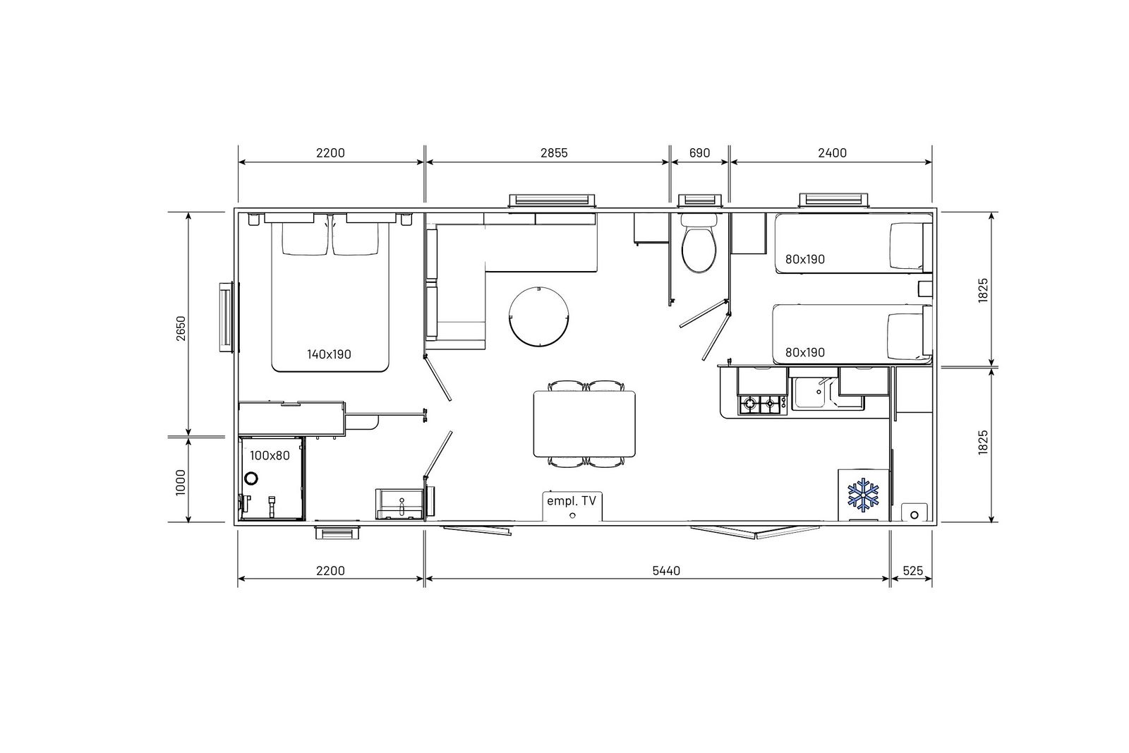 residences-trigano-mobil-home-2chambres-evolution33-plan-2D