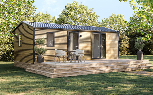 mobil home bi pente