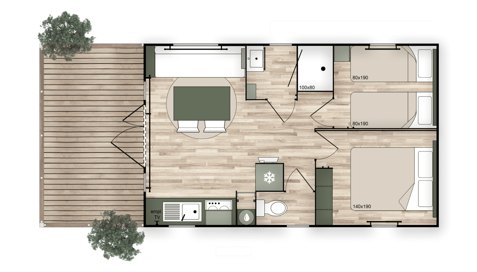  residences trigano mobil home 2chambres nest35 2 pano 2D